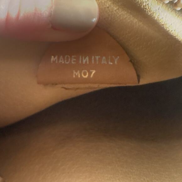 CELINE Macadam 5oc1981 Brown PVC Shoulder Bag Zip Pocket Vintage Authentic - Picture 12 of 12